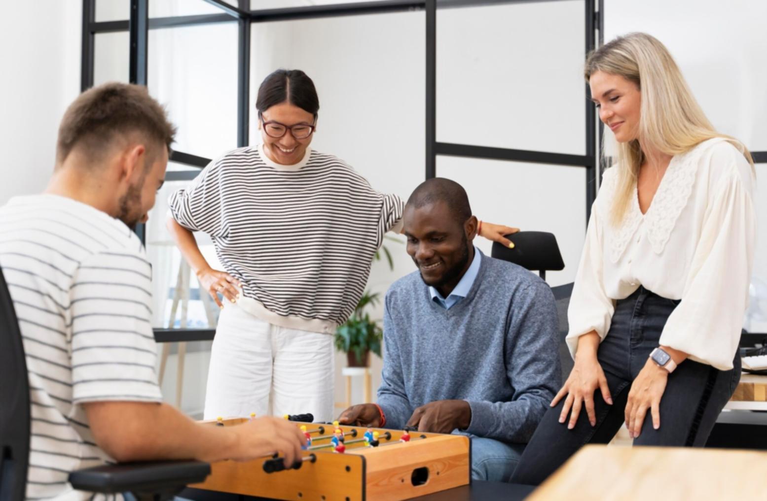 Professional consultation environment where clients discuss financial accountability strategies with expert advisors